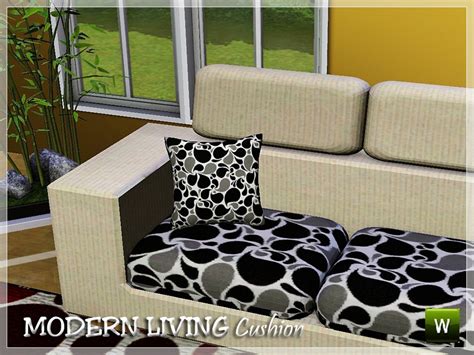 The Sims Resource Modern Living Cushion