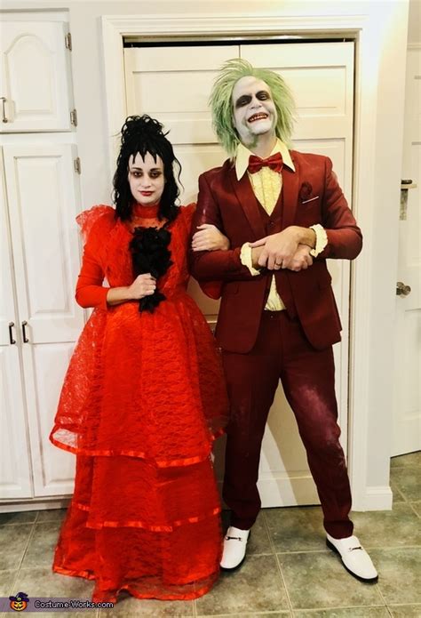The show completely reimagined the relationship between lydia deetz and the titular character, with beetlejuice taking her on wild. Beetlejuice and Lydia's Wedding Costume | No-Sew DIY Costumes
