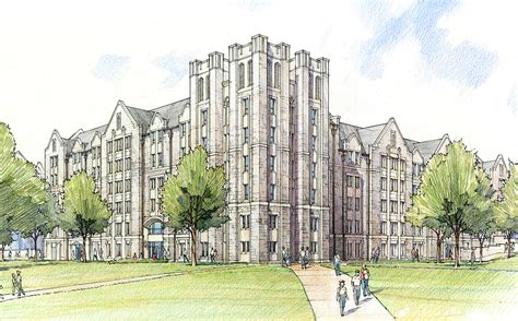 Virginia Tech Upper Quad Residence Halls On Behance