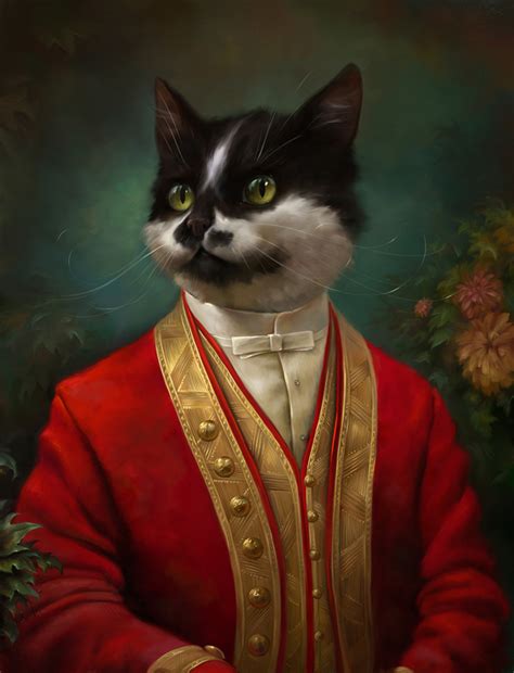 Royal Cats Portraits Inspired By Classic Oil Paintings