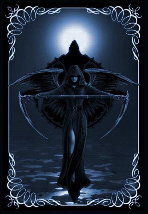 ╬ღladyblacktearღ╬ ladyblacktear twitter grim reaper art beautiful dark art dark art