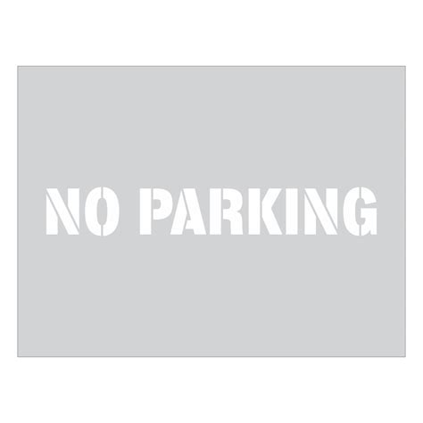 No Parking Stencil Discount Safety Signs New Zealand