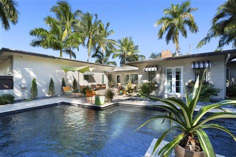 Mid Century Modern Home In Fort Lauderdale Florida Luxury Homes