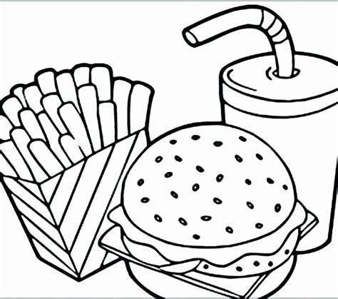 Coloring Pages Of Breakfast Food Cute Coloring Pages