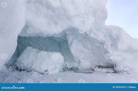 Snow Caves Of Ice Stock Photo Image Of Siberia Rocks 70222370