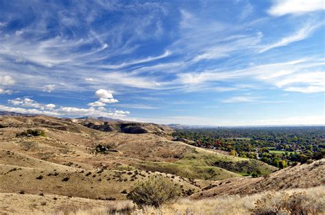 Downtown Boise And Foothills Ben Christenson Flickr