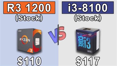 This is made using thousands of performancetest benchmark results the first graph shows the relative performance of the cpu compared to the 10 other common (single) cpus in terms of passmark cpu mark. Ryzen 3 1200 (Stock) vs i3 8100 | GTX 980 | New Games ...