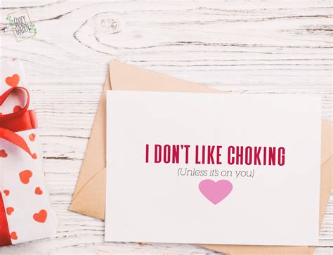 Dirty Valentines Day Card For Him Cards For Husband Etsy