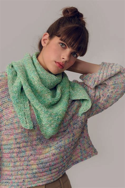 Sweater Shawl And Top 1106 Universal Yarn