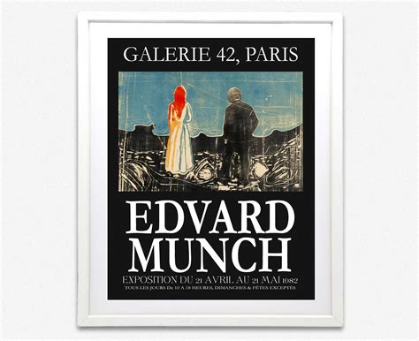 edvard munch exhibition poster museum poster