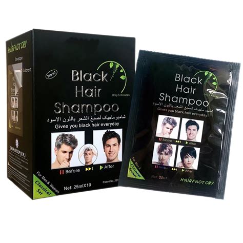 5 Minutes Only Black Hair Shampoo Grey Hair Removal Dye Hair Coloring