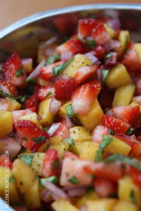 Mcconkie Menu Strawberry Mango Salsa