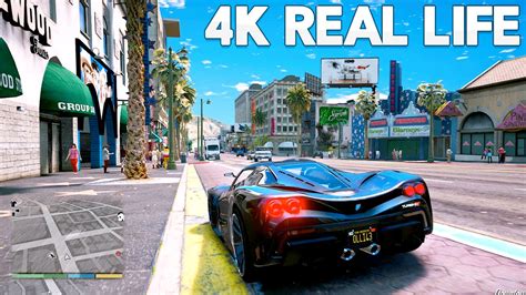 Gta 5 Real Life 4k Graphics Enhancement Gta 5 Mods Showcase Youtube