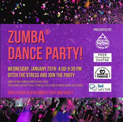 Zumba Dance Party › Ufv Events