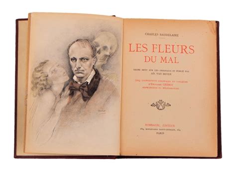 Les Fleurs Du Mal Flowers Of Evil Charles Baudelaire Book Original Illustrations Ebay