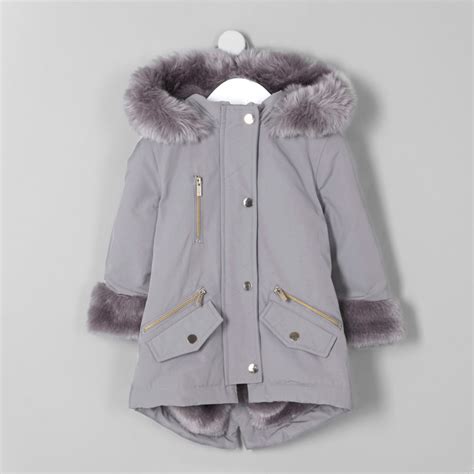 Girls Fur Coat With Hood Han Coats