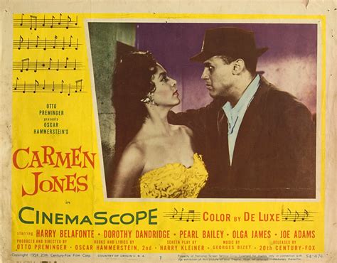 Carmen Jones U S Scene Card Posteritati Movie Poster Gallery