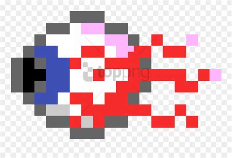 Demon Eye Png Terraria Pixel Art Minecraft Clipart 4456814