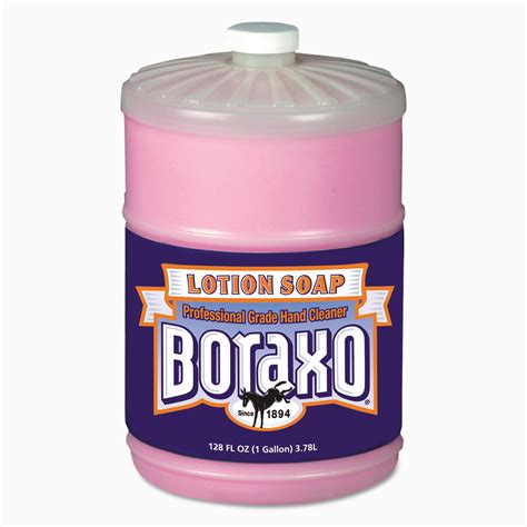 Boraxo Liquid Lotion Soap Pink Floral Fragrance 1gal Bottle 4