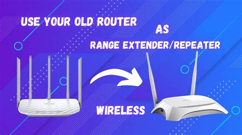 How To Use Old Router As Wifi Range Extender Repeater Wireless