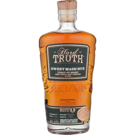Hard Truth Rye Whiskey Sweet Mash 1153 750 Ml Wine Online Delivery