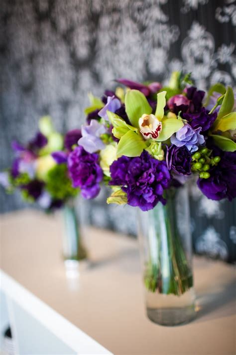 Memorable Wedding Purple Wedding Centerpiece Ideas