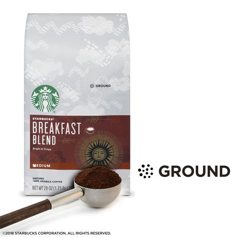 Starbucks Ground Coffee—medium Roast Coffee—breakfast Blend—100