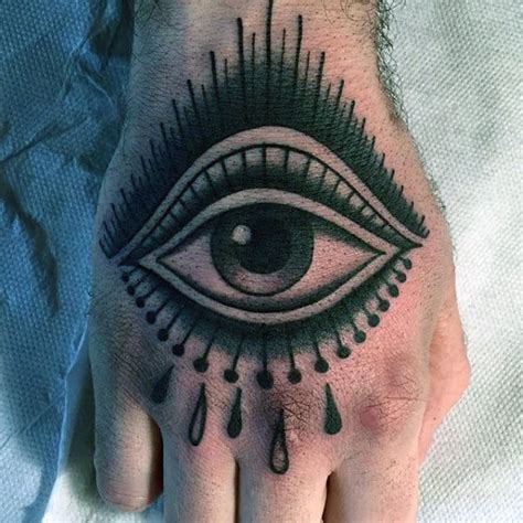60 Traditional Hand Tattoo Designs For Men Retro Ideas