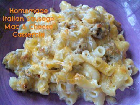Italian sausage recipe by epressurecooker.com. Homemade Italian Sausage Mac & Cheese Casserole (Best Mac ...