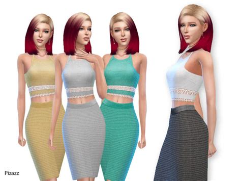 Summer Halter Dress By Pizazz At Tsr Sims 4 Updates