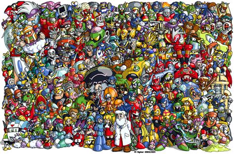 Classic Megaman 1987 To 2003 By Msipher On Deviantart