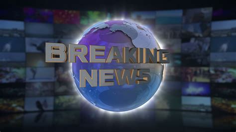 Breaking News On Screen Animated Text Graphics News