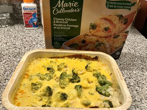 Marie Callender S Cheesy Chicken Broccoli With Cauliflower Rice