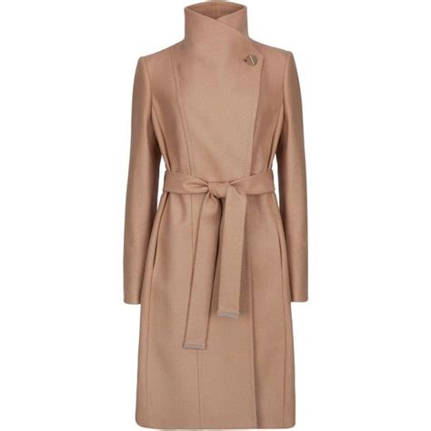 Ted baker ellgenc deep pink long wrap wool blend coat rose gold size 2 , uk 10. Ted Baker Lorili Long Wrap Coat | Belted wrap coat, Wool ...