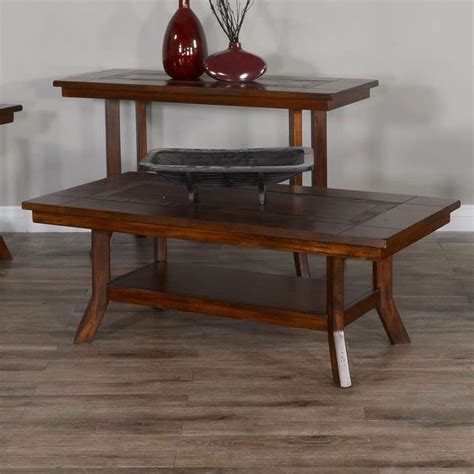 Santa Fe Natural Slate Coffee Table By Sunny Designs Furniturepick