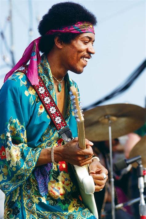 Jimi Hendrix Newport Pop Festival June 22 1969 By Ed Caraeff R