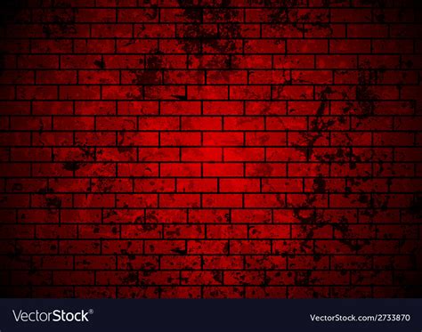 Dark Red Grunge Brick Wall Background Royalty Free Vector