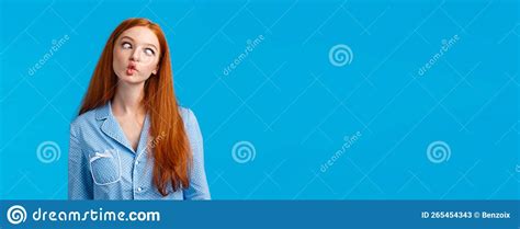 be unusual carefree and funny cute redhead teenage girl fooling around showing roommate funny