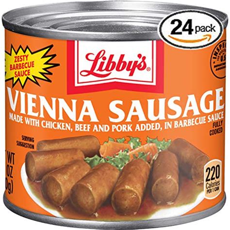 Libbys Vienna Sausage Bbq 46 Ounce Pack Of 24 Lowerover