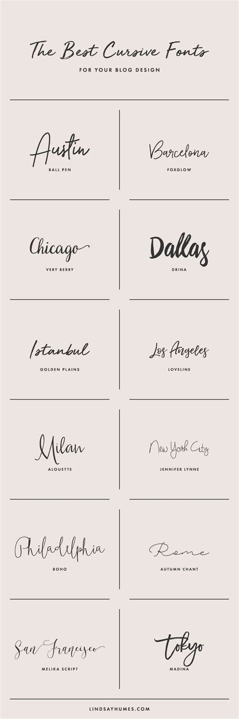 How To Use Cursive Fonts In Your Blog Design Tattoo Fonts Cursive
