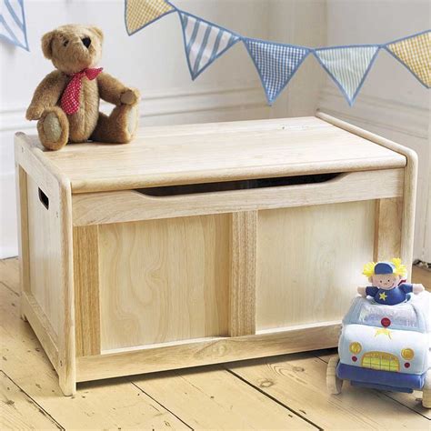 Pintoy Natural Wooden Toy Box Jojo Maman Bebe Wooden Toy Chest