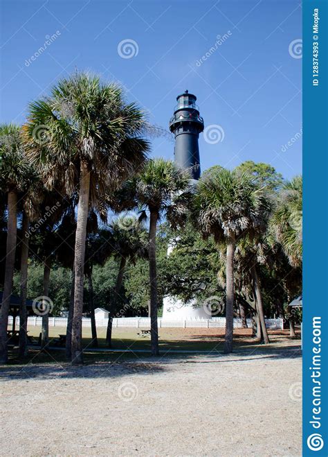 Hunting Island Lighthouse In South Carolina Stock Image Image Of