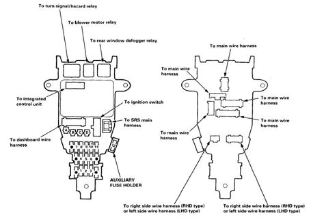 Honda accord engine diagram | diagrams: 1995 Honda Accord Interior Fuse Box Diagram ...