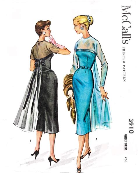 M 3910 Multi Size Options Lady Marlowe Cocktail Dress Patterns