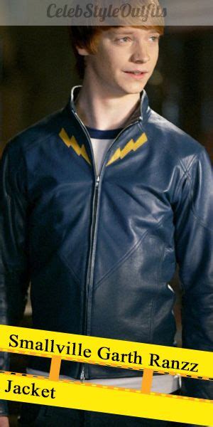Calum Worthy Smallville TV Show Garth Ranzz Leather Jacket Smallville