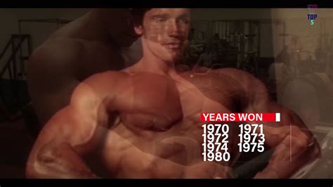 Top 5 - Most Mr. Olympia Wins - of All Time - YouTube