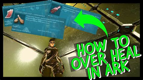 Overhealing In Ark How To Increase Healing Trick Youtube