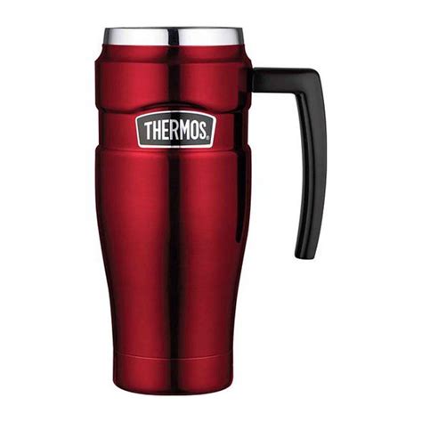 Thermos Stainless King Stainless Steel Vacuum Insulated Travel Mug Red