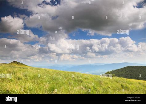 Nature Green Mountain Landscape In The Summer Stock Photo Alamy