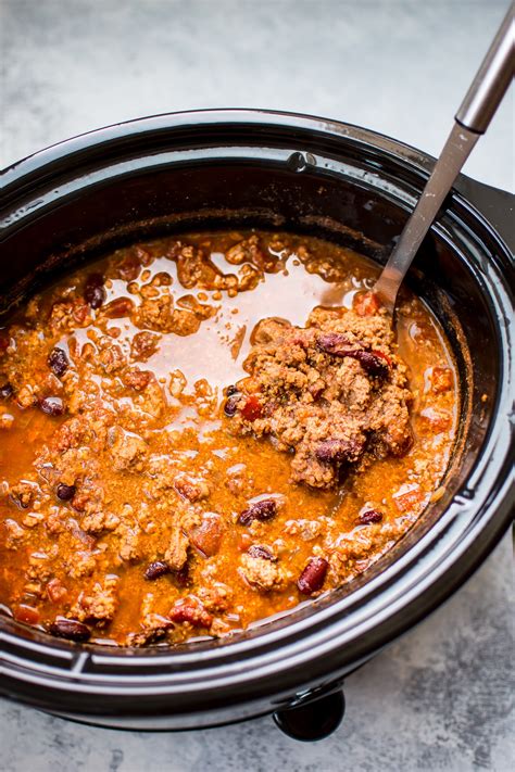 Healthy crock pot mini turkey meatballs. Crockpot Turkey Chili • Salt & Lavender